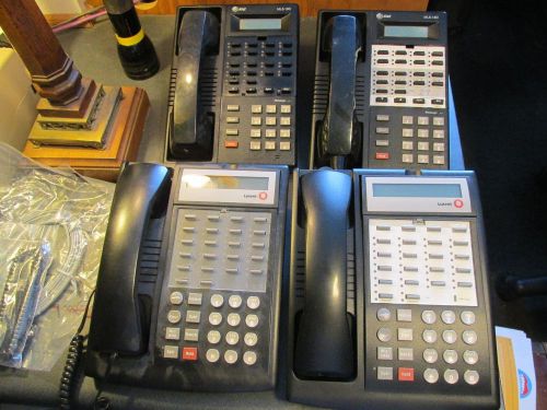 Partner MLS 18D phones lot of 4 used AT&amp;T, Lucent, Avaya