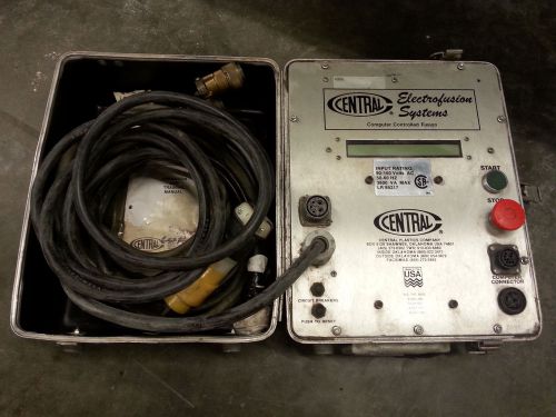 Central Electrofusion Processor w/ Manual Pipe fusion 4 Available Item #A001