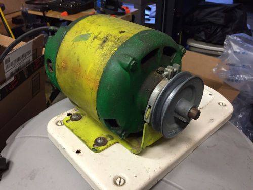 1/3 hp electric motor westinghouse 1175 rpm 115vac 5.7amp mounted w 3.5&#034; pulley for sale