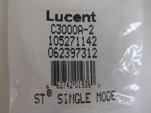 ***LOT OF 50*** LUCENT ST SINGLE MODE COUPLERS C3000A-2 / 105271142 / 062397312