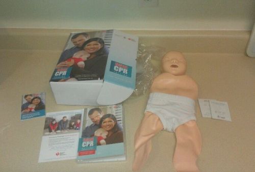 INFANT PEDIATRIC CPR DOLL MANIKIN WITH INSTRUCTION DVD