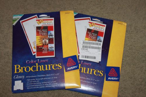 Avery Tri-Fold Brochures for Color Laser Printers Glossy 5884