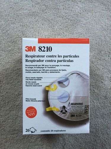 3M Particulate Respirator Face Mask N95 8210 (Box of 20)
