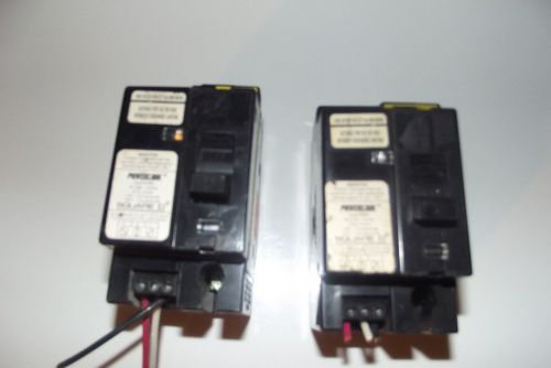 Two square d 20a 1 pole 120/240v circuit breaker ehb14020pl power link ethernet for sale