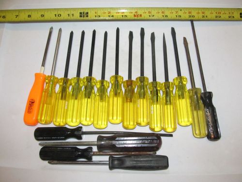 18 screwdrivers Great Neck and others