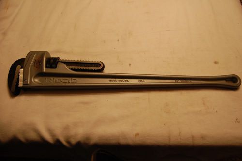Ridgid 36&#034; aluminum pipe wrench &#034;new&#034; for sale