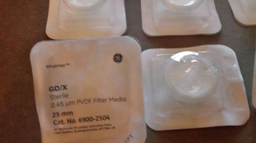 Whatman syringe filter (sterile) .45 um pore size - 6 pieces for sale