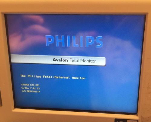 Philips Avalon FM 50 Fetal monitor with probes