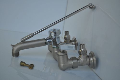 Kohler service sink faucet with keyed shutoffs for sale