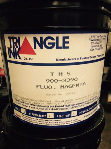 Triangle Florscent Magenta Plastisol Ink - 1 Gallon
