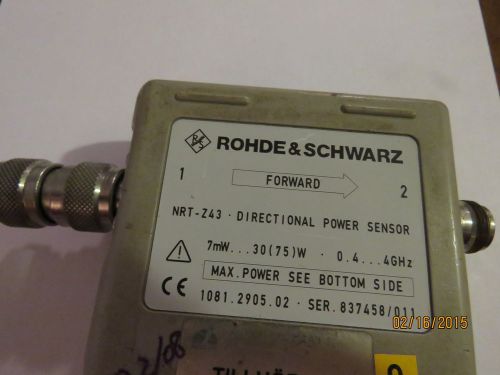 Rohde &amp; Schwarz NRT-Z43 Directional Power Sensor