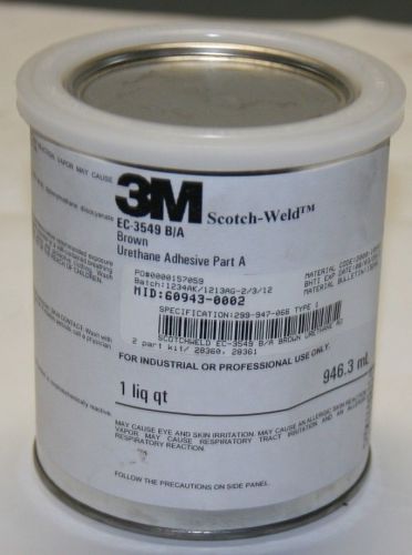 3M Scotch-Weld Urethane Adhesive EC-3549 B/A Part A 1 Qt.