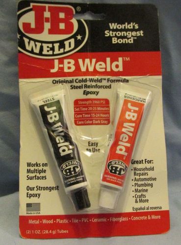 J-B Weld Original Cold-Weld Formula Steel Reinforced Epoxy New