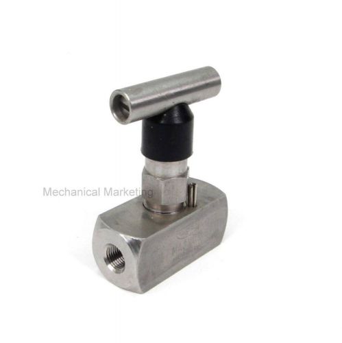 Huber magnum ff-1250 ss needle valve 6000 psi-200f, 1/8&#034; npt excellent for sale