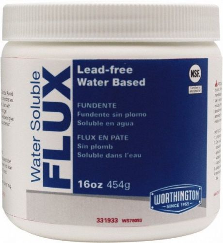 16 oz. Worthington 33193 Lead-Free Water Soluble Flux
