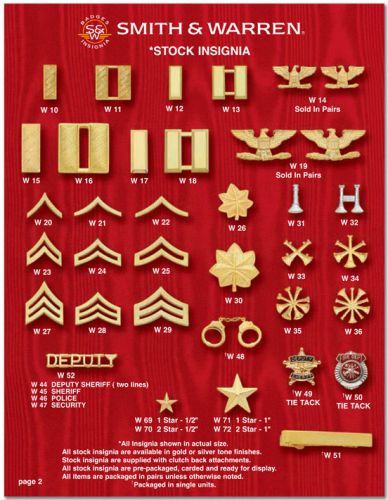 Smith and Warren Badges &amp; Insignia Single Star Set