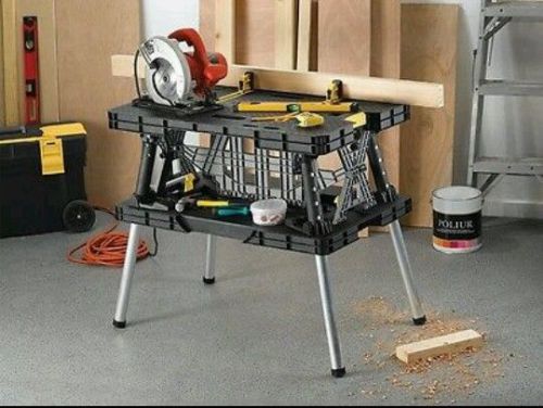 Keter folding work table w/ adjustable legs new!!! for sale