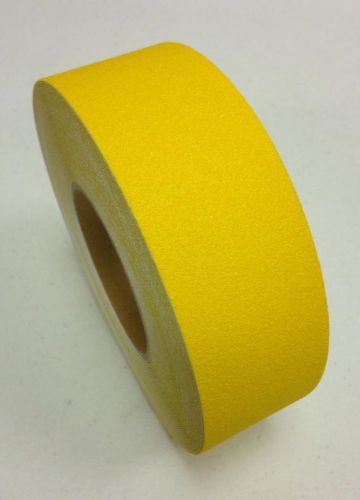 2&#034; X 12&#039; Yellow Anti Slip Non Skid Abrasive Safety Grip Grit Floor Step Tape