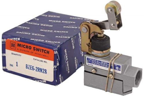 Honeywell/microswitch bze6-2rn2 one-way top roller enclosed limit/snap switch for sale