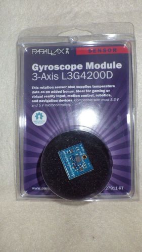 Parallax gyroscope module l3g4200d 3 axis rotation sensor 27911-rt *new package* for sale