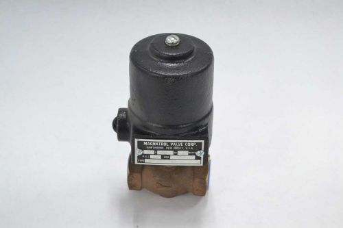 New magnatrol 18n13g 15psi gas 25w 120v-ac 3/4 in npt air solenoid valve b350874 for sale