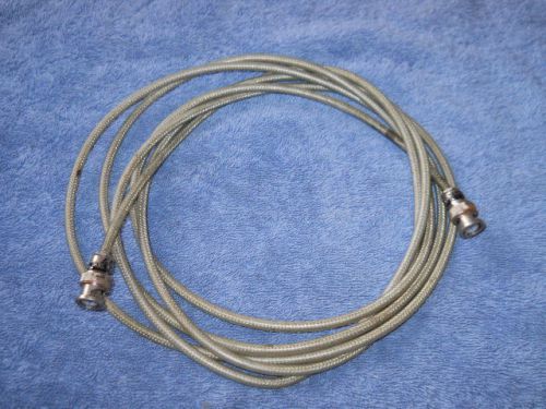 RF Test Patch Cable BNC Male Plug -to- BNC Male Plug, RG55/U, 53 Ohms, 120&#034; Long