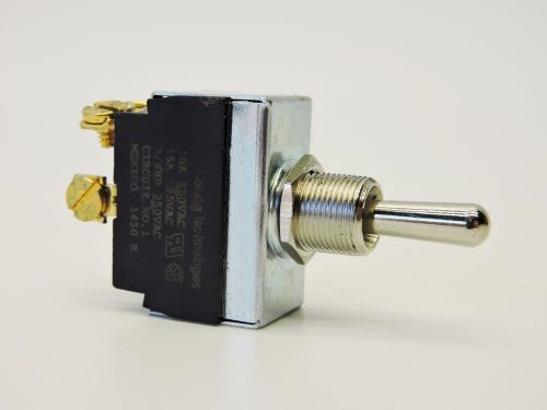 Carling dpdt toggle switch off-on-momentary interupt 10a 250vac 15a 125vac new for sale