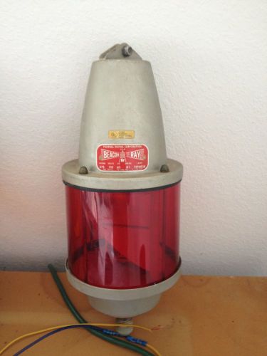 Red beacon by federal signal 27s-120rsb 110v 60hz 75par38 lamp b1 series for sale