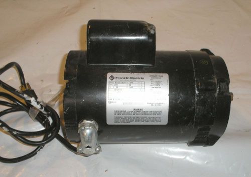 Franklin Electric  3/4 HP Motor 1725 RPM Working Model: 110 110 1416