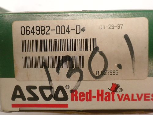 Asco Red Hat Valve (064982-004-D)