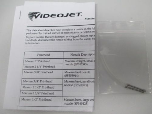 NEW VIDEOJET SP353343 INK NOZZLE PACKAGING AND LABELING D253152