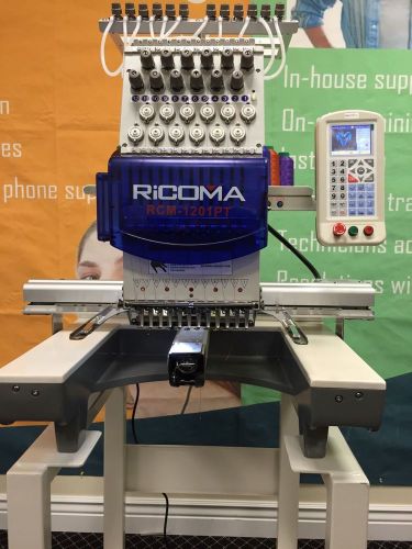 Ricoma 12 needles industrial embroidery machine -- single head for sale