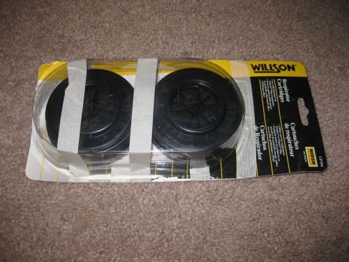 New Package of 2 Willson CPT01 Respirator Cartridges
