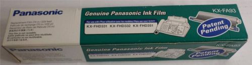 NEW Genuine Panasonic KX-FA93 Ink Film For KX-FHD331 KX-FHD332 KX-FHD351