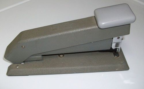 Vintage Heavy Metal  Mid Century Gray Bostitch Desk Stapler
