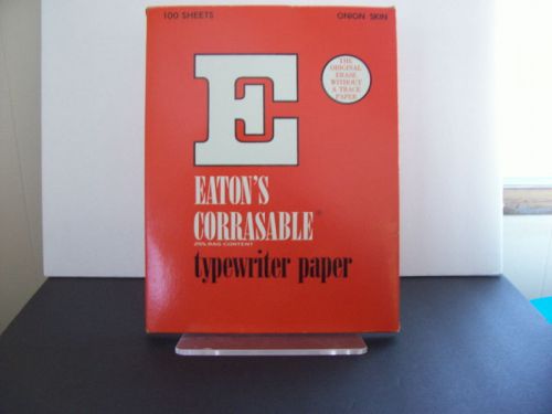 Vintage Eaton&#039;s Corrasable Onion Skin Typewriter Paper 70 sheets