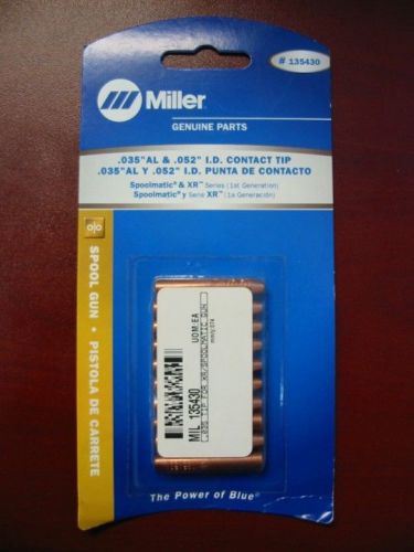 Miller Genuine .035&#034; Contact Tips for Spoolmatic &amp; XR series - Qty 10 - 135430