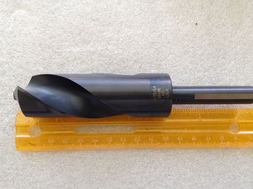 CLE-LINE C20782 1.2031 - 1-13/64 Drill HSS S&amp;D 1/2&#034; Shank Black Oxide 1892 - New