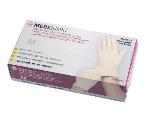 Medline MediGuard Synthetic Exam Gloves,Medium 1000Pk # MSV602