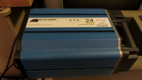 Accu-sort laser barcode scanner - model 24 - series ii + original foam for sale
