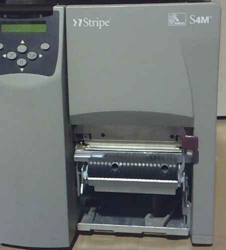 Zebra s4m thermal label printer s4m3n-2001-1100d for sale