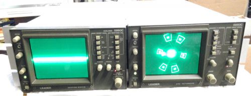 Leader 5860C Waveform Monitor Leader &amp; 5850C Vectorscope Rack Unit