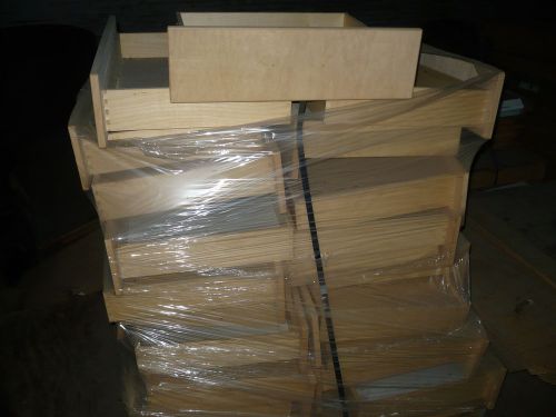 Pallets of new dovetail drawers for sale