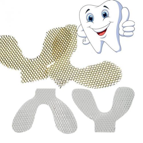 New 10PCS Dental Metal net Strengthen Dental Impression Trays for Lower teeth