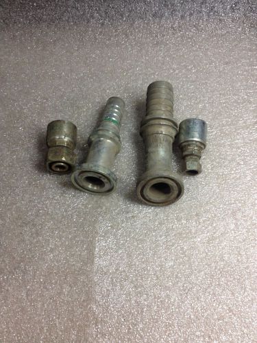(c4) lot of 4 various crimp fittings for sale