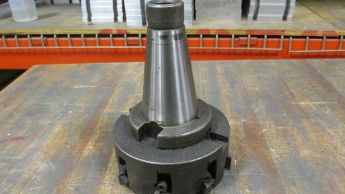 Face mill for steel with 50 taper NMTB arbor