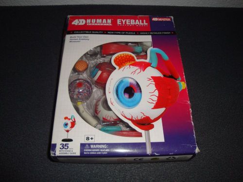 4D Eyeball Human 3D Eyeball Anatomy Puzzle By Model Science *NIB *See Photos*