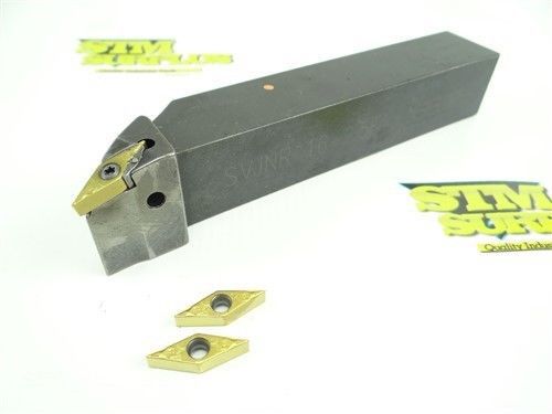 Iscar indexable threading &amp; grooving holder 1&#034; shank svjnr 16-2.5f+ inserts for sale