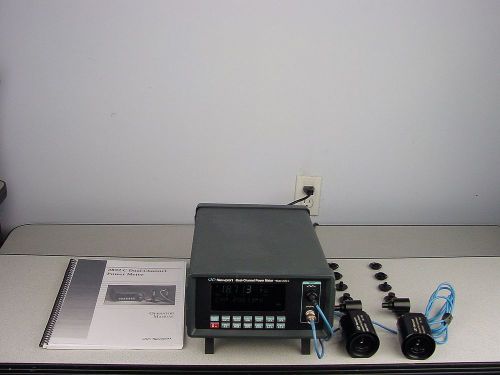 Newport 2832-C Dual Optical Power Meter and two 818-IS-1 Detectors 400-1600 nm