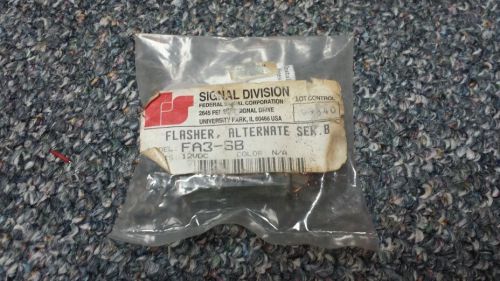 FEDERAL SIGNAL ALTERNATING FLASHER WIG WAGS NEW - LIGHT FLASHER LED HALOGEN